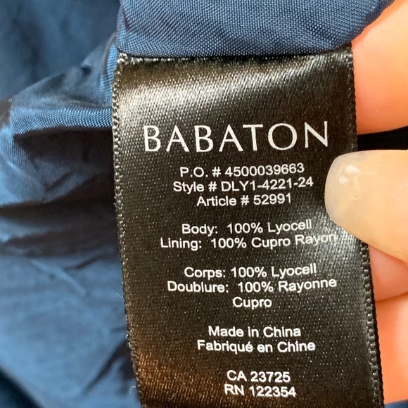 Aritzia Babaton Navy Blue Double Breasted Vest - Picture 11 of 12